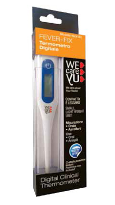 TERMOMETRO DIGITALE RIGIDO WECAREYU FEVER FIX 1 PEZZO - Farmacianumberone.it