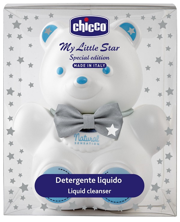 CHICCO COSMETICI NATURAL SENSATION DETERGENTE ORSO STARS - Farmacianumberone.it