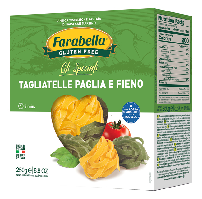FARABELLA TAGLIATELLE PAGLIA FIENO 250 G - Farmacianumberone.it