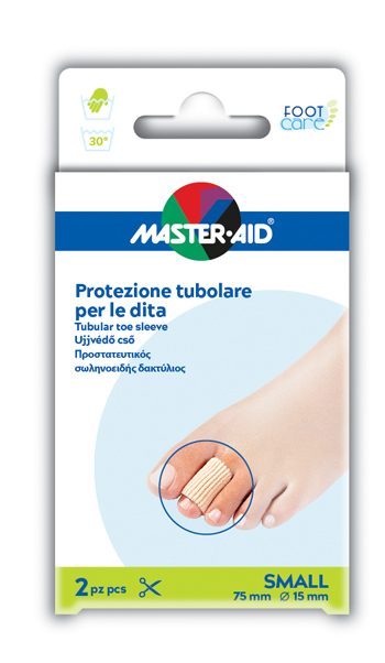 TUBO IN GEL MASTER-AID ELASTICIZZATO S 7,5 CM 2 PEZZI - Farmacianumberone.it