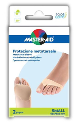 PROTEZIONE MASTER-AID PER METATARSO IN TESSUTO ELASTICO E GEL S 1 PAIO - Farmacianumberone.it