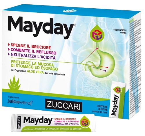 MAYDAY SOSPENSIONE PER USO ORALE ALLA MENTA 24 BUSTINE 10 ML - Farmacianumberone.it