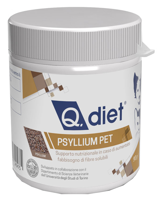 Q DIET PSYLLIUM PET POLVERE 90 G - Farmacianumberone.it