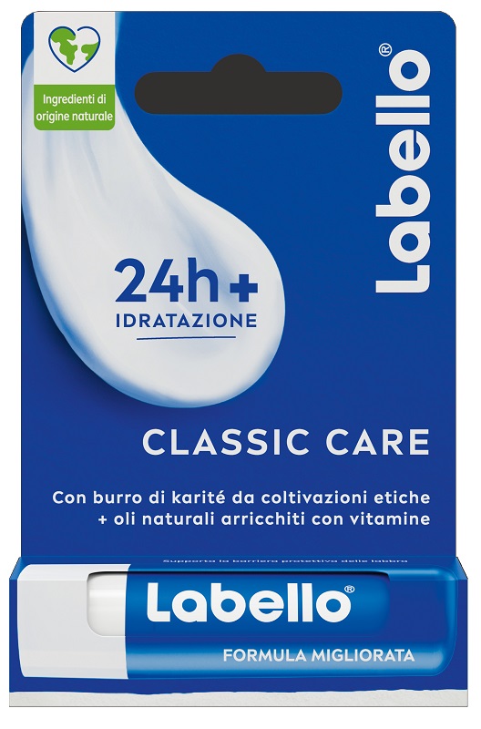 LABELLO CLASSIC CARE STICK 24H IDRATAZIONE FONDENTE SULLE LABBRA 5,5 ML - Farmacianumberone.it