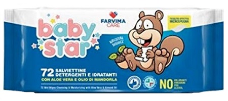 BABYSTAR SALVIETTE BEBE' POPUP 72 PEZZI - Farmacianumberone.it