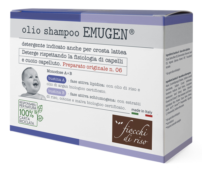 FIOCCHI DI RISO EMUGEN OLIO SHAMPOO ULTRADELICATO 45 ML - Farmacianumberone.it
