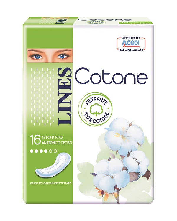 LINES COTONE NON ULTRA ANATOMICI DISTESI 16 PEZZI - Farmacianumberone.it