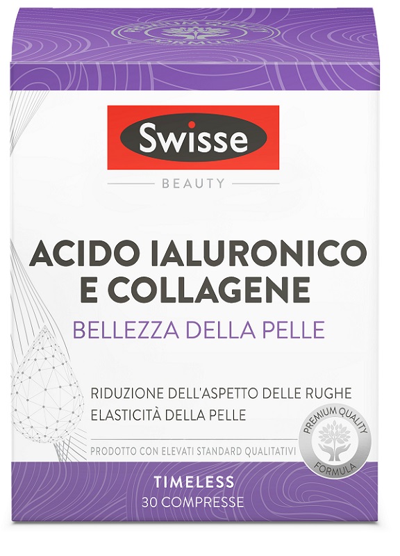 SWISSE ACIDO IALURONICO COLLAGENE BELLEZZA DELLA PELLE 30 COMPRESSE - Farmacianumberone.it