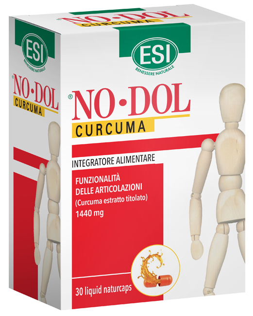 ESI NO DOL CURCUMA 30 NATURCAPS LIQUID - Farmacianumberone.it