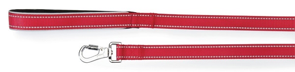 GUINZAGLIO REFLEX CON MANIGLIA IN NEOPRENE ROSSO 25 X 1200 MM - Farmacianumberone.it