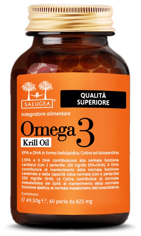 SALUGEA OMEGA 3 KRILL OIL 60 PERLE - Farmacianumberone.it
