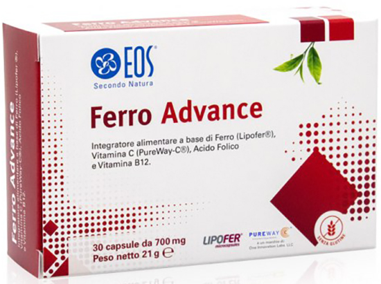 EOS FERRO ADVANCE 30 CAPSULE - Farmacianumberone.it