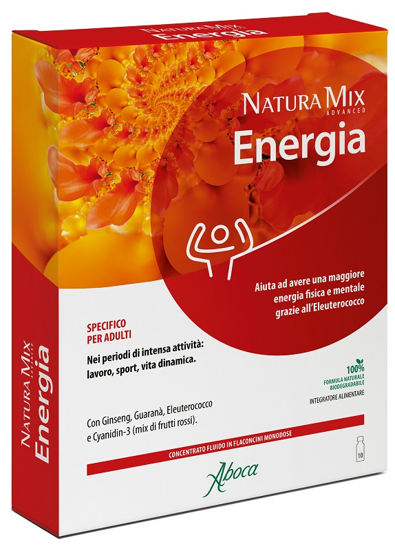 NATURA MIX ADVANCED ENERGIA 10 FLACONCINI DA 15 G - Farmacianumberone.it
