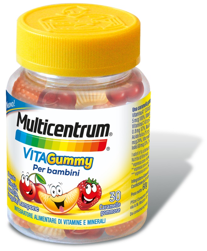 MULTICENTRUM VITAGUMMY 30 CARAMELLE GOMMOSE - Farmacianumberone.it