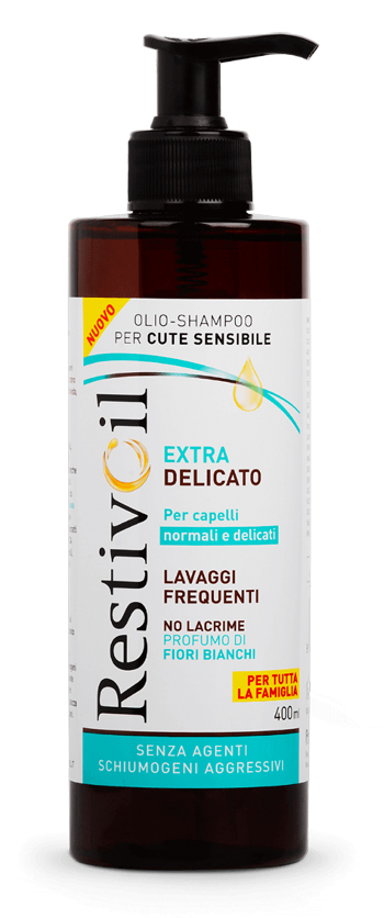 RESTIVOIL EXTRA DELICATO OLIO SHAMPOO PER CUTE SENSIBILE 400 ML - Farmacianumberone.it