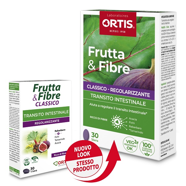 FRUTTA & FIBRE CLASSICO 30 COMPRESSE - Farmacianumberone.it