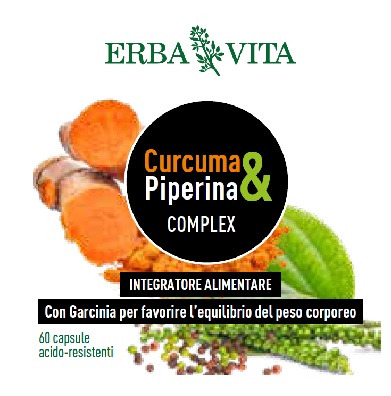 CURCUMA&PIPERINA COMPLEX 60 CAPSULE - Farmacianumberone.it