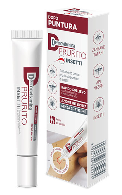 DERMOVITAMINA PRURITO INSETTI DOPO PUNTURA RAPIDO SOLLIEVO AZIONE INTENSIVA SENZA CORTISONE 15 ML - Farmacianumberone.it
