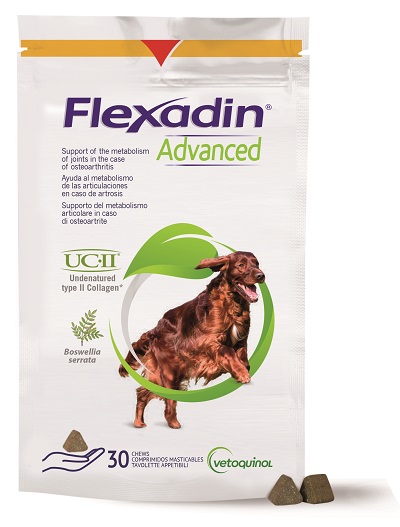 FLEXADIN ADVANCED CANE TUTTE LE TAGLIE 30 TAVOLETTE APPETIBILI - Farmacianumberone.it