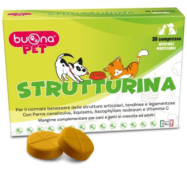 BUONAPET STRUTTURINA 30 COMPRESSE - Farmacianumberone.it