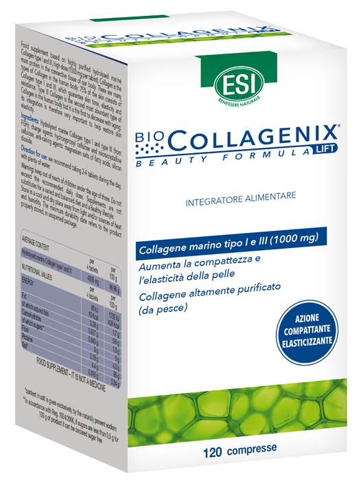 ESI BIOCOLLAGENIX 120 COMPRESSE - Farmacianumberone.it