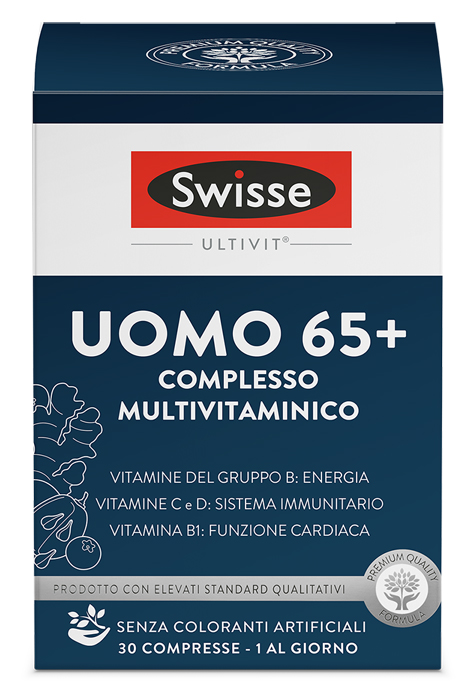 SWISSE UOMO 65+ COMPLESSO MULTIVITAMINICO 30 COMPRESSE - Farmacianumberone.it