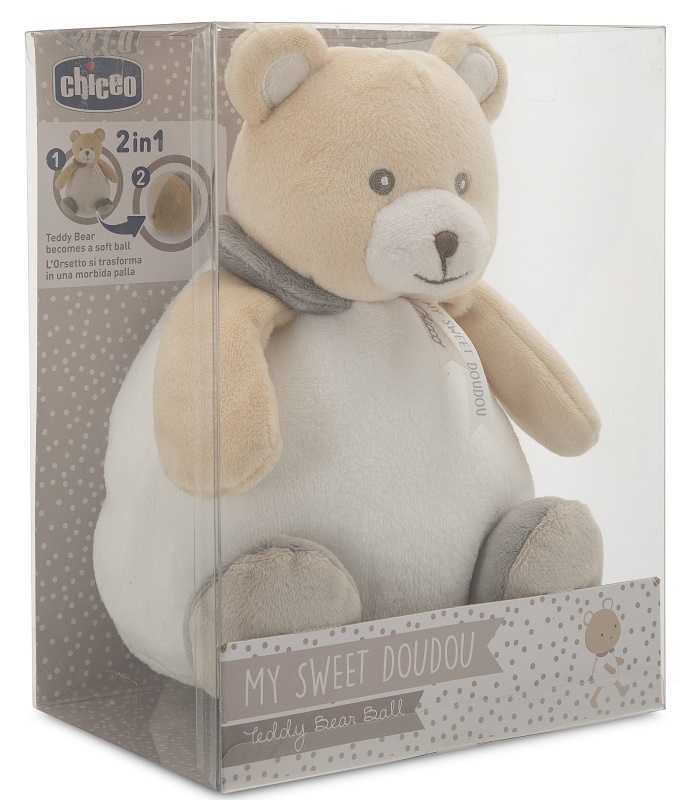 CHICCO GIOCO PELUCHE ORSO PALLA - Farmacianumberone.it