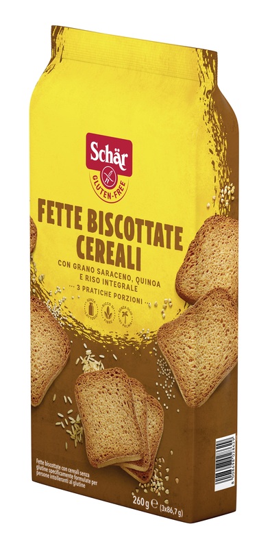 SCHAR FETTE BISCOTTATE CEREALI 3 PORZIONI DA 86,7 G - Farmacianumberone.it