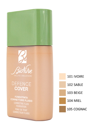 DEFENCE COVER FONDOTINTA CORRETTORE FLUIDO 103 40 ML - Farmacianumberone.it
