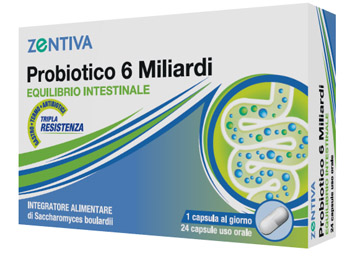 ZENTIVA PROBIOTICO 6 MILIARDI 24 CAPSULE VEGETALI - Farmacianumberone.it