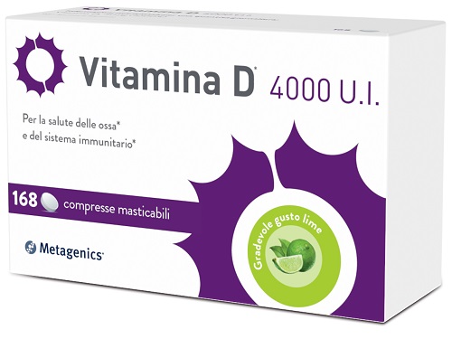 VITAMINA D 4000UI 168 COMPRESSE MASTICABILI - Farmacianumberone.it