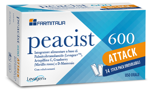 PEACIST 600 ATTACK 14 STICK PACK OROSOLUBILI - Farmacianumberone.it