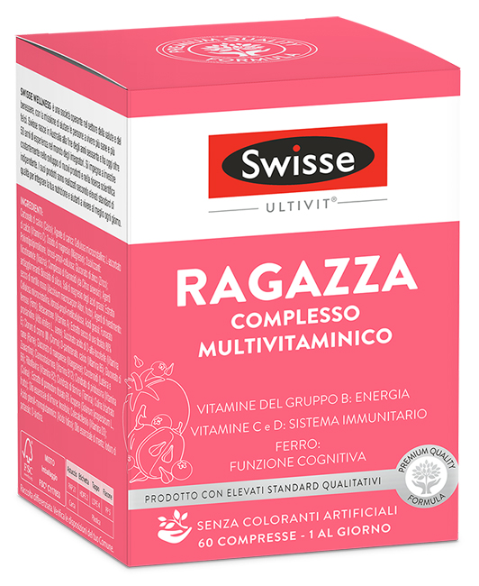 SWISSE MULTIVITAMINICO RAGAZZA 60 COMPRESSE - Farmacianumberone.it