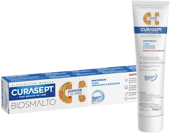 CURASEPT BIOSMALTO DENTIFRICIO JUNIOR 75 ML - Farmacianumberone.it