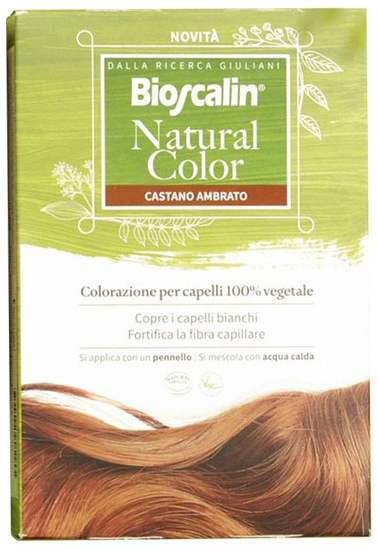 BIOSCALIN NATURAL COLOR CASTANO AMBRATO 70 G - Farmacianumberone.it