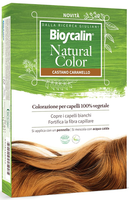 BIOSCALIN NATURAL COLOR CASTANO CARAMELLO 70 G - Farmacianumberone.it