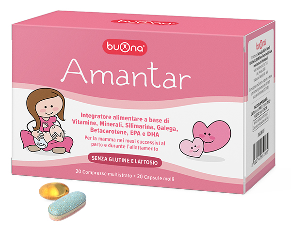 AMANTAR 20 COMPRESSE DA 1,6 G + 20 CAPSULE DA 0,637 G - Farmacianumberone.it