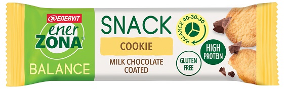 ENERZONA SNACK COOKIE MILK CIOCHOLATE 33 G - Farmacianumberone.it