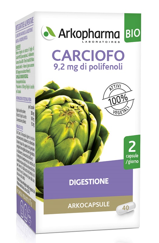ARKO CAPSULE CARCIOFO BIO 40 CAPSULE - Farmacianumberone.it