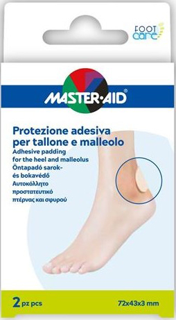 MASTER-AID FOOT CARE PROTEZIONE TALLONE/MALLEOLI 2 PEZZI - Farmacianumberone.it