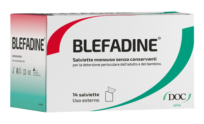 BLEFADINE 14 SALVIETTE MONOUSO PER DETERSIONE PERIOCULARE - Farmacianumberone.it