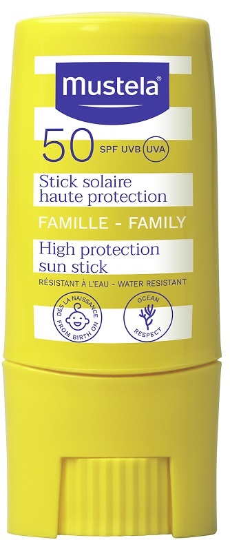 MUSTELA STICK SOLARE PROTEZIONE MOLTO ALTA SPF50 9 ML - Farmacianumberone.it