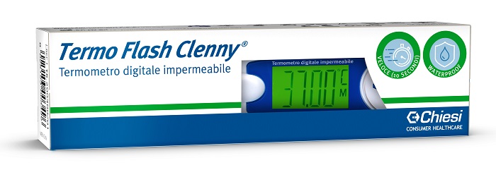TERMOMETRO CLENNY TERMO FLASH PREDITTIVO 10 SECONDI WATERPROOF - Farmacianumberone.it