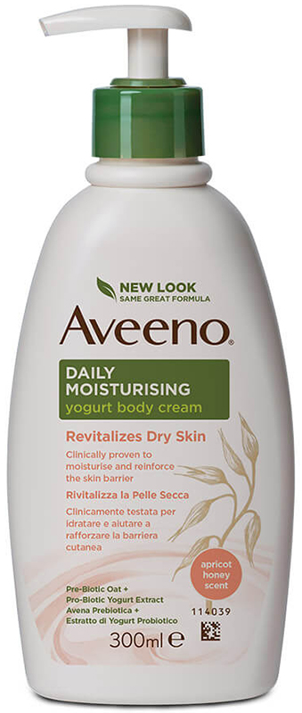 AVEENO CREMA CORPO YOGURT ALBICOCCA&MIELE 300 ML - Farmacianumberone.it