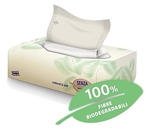 TEMPO BOX FAZZOLETTI NATURAL&SOFT 70 PEZZI - Farmacianumberone.it