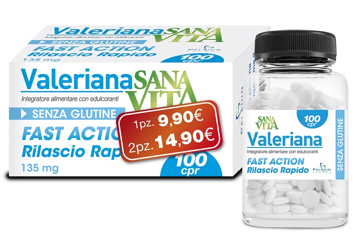 SANAVITA VALERIANA 100 COMPRESSE - Farmacianumberone.it