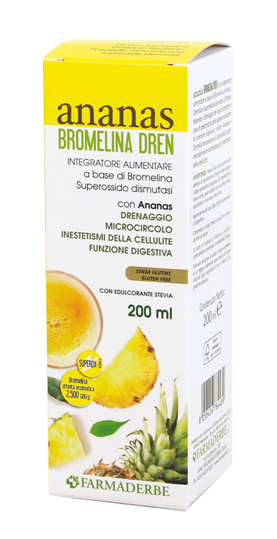 ANANAS BROMELINA DREN 200 ML - Farmacianumberone.it