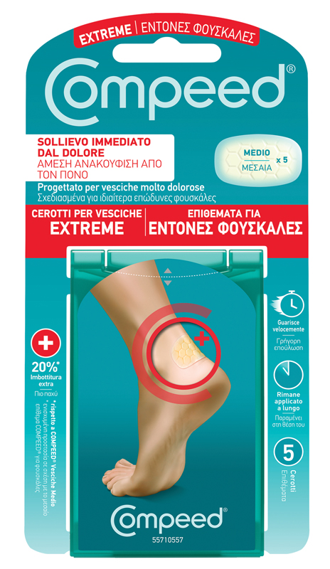 COMPEED CEROTTI PER VESCICHE EXTREME 5 PEZZI - Farmacianumberone.it