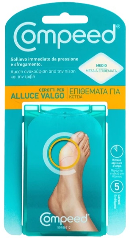 COMPEED CEROTTI PER ALLUCE VALGO 5 PEZZI - Farmacianumberone.it
