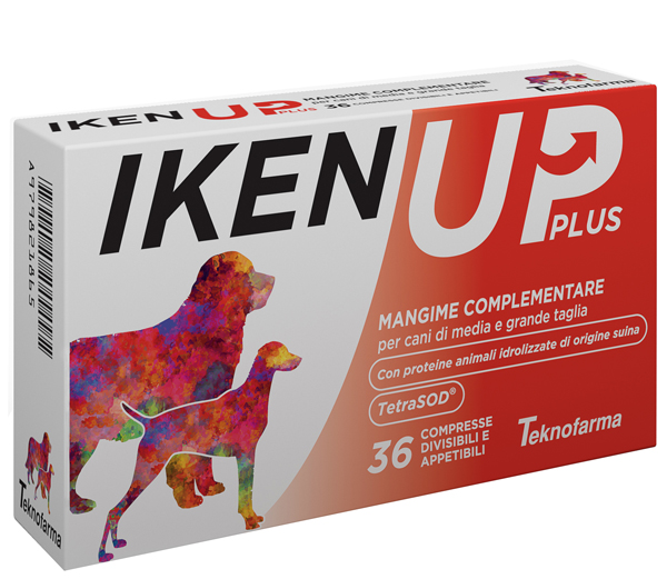 IKEN UP PLUS CANI MEDIA GRANDE TAGLIA SCATOLA 36 COMPRESSE - Farmacianumberone.it